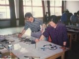 2000年应邀参加中国文联组织的赴山东采风团，与著名画家，中央美术学院胡勃教授一起作画于山东
